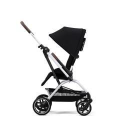 Cybex New Eezy S Twist+ 2 SLV + folia - Obrotowy wózek spacerowy | MOON BLACK