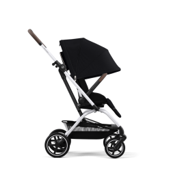 Cybex New Eezy S Twist+ 2 SLV + folia - Obrotowy wózek spacerowy | MOON BLACK