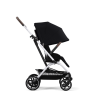 Cybex New Eezy S Twist+ 2 SLV + folia - Obrotowy wózek spacerowy | MOON BLACK